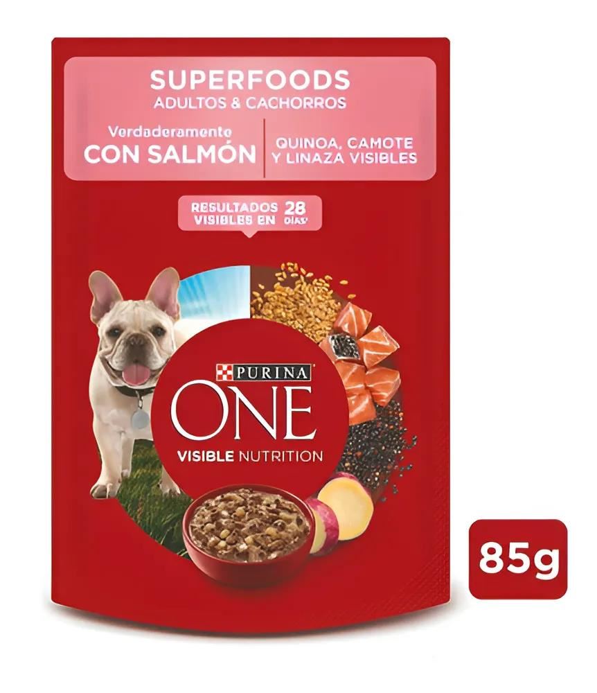 Alimento Húmedo Perro Purina One® Superfoods 15 unidades 85g