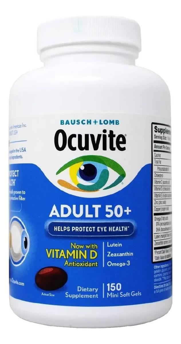 Bausch + Lomb Ocuvite Adults 50+ Vitamina D 150 Mini Capsulas