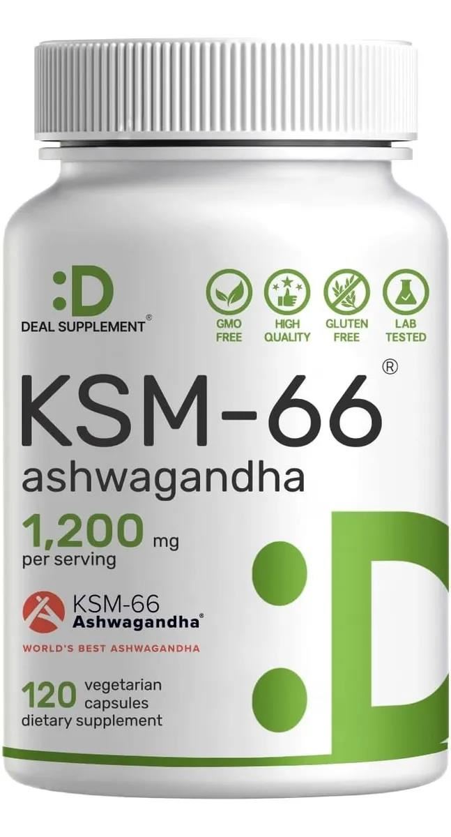 Deal Supplement Ksm 66 Ashwagandha 1200mg 120 Capsulas