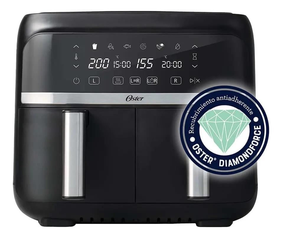 FREIDORA DE AIRE OSTER CKSTAF7MCDDF DUAL 7.6 LITROS 1600 WATTS
