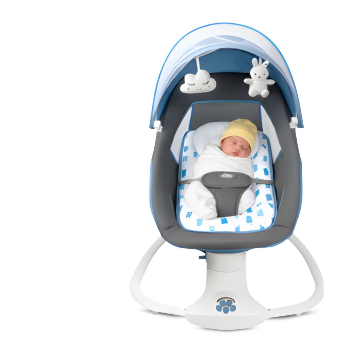 Mecedora Plegable Eléctrica para Bebés «DOLLY III» Blue