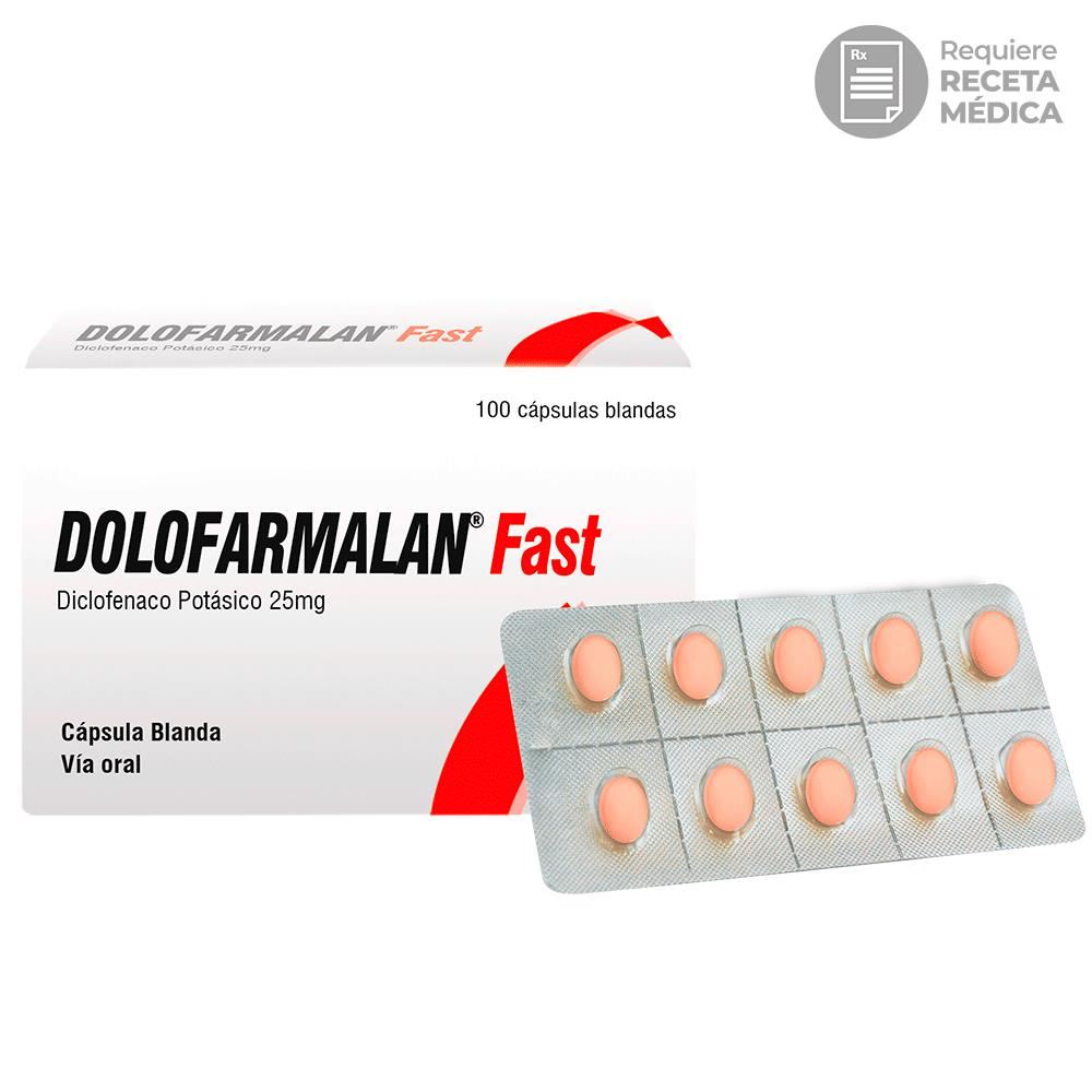 Dolofarmalan Fast 25 mg Cápsulas Blandas
