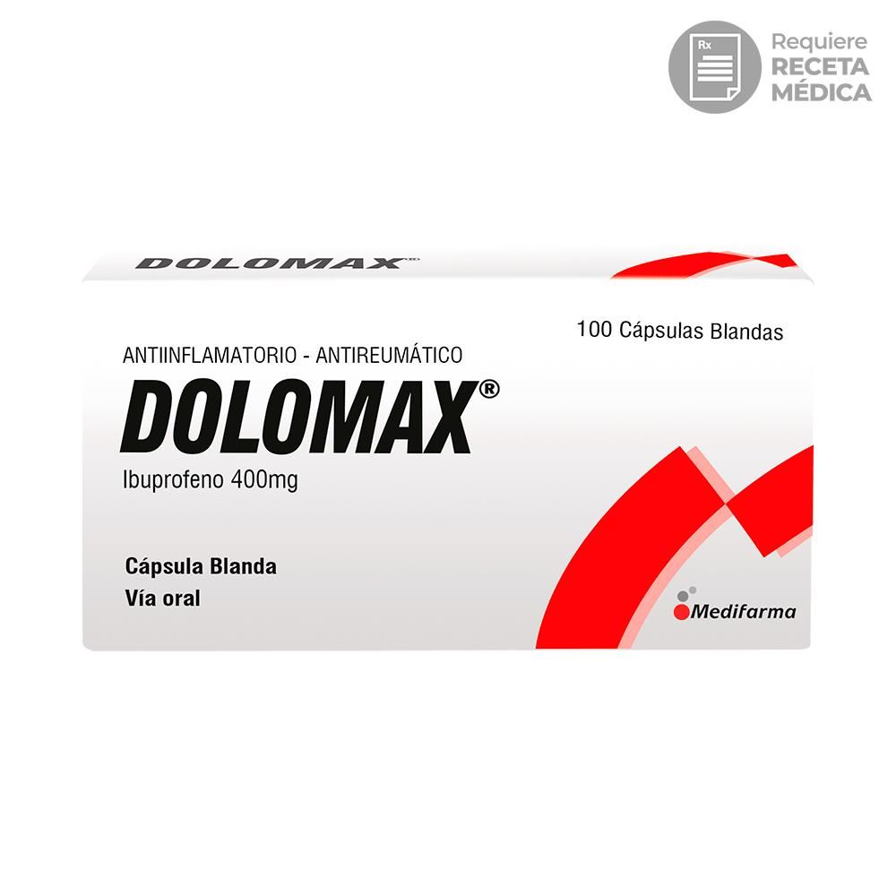 Dolomax 400 mg Cápsulas Blandas