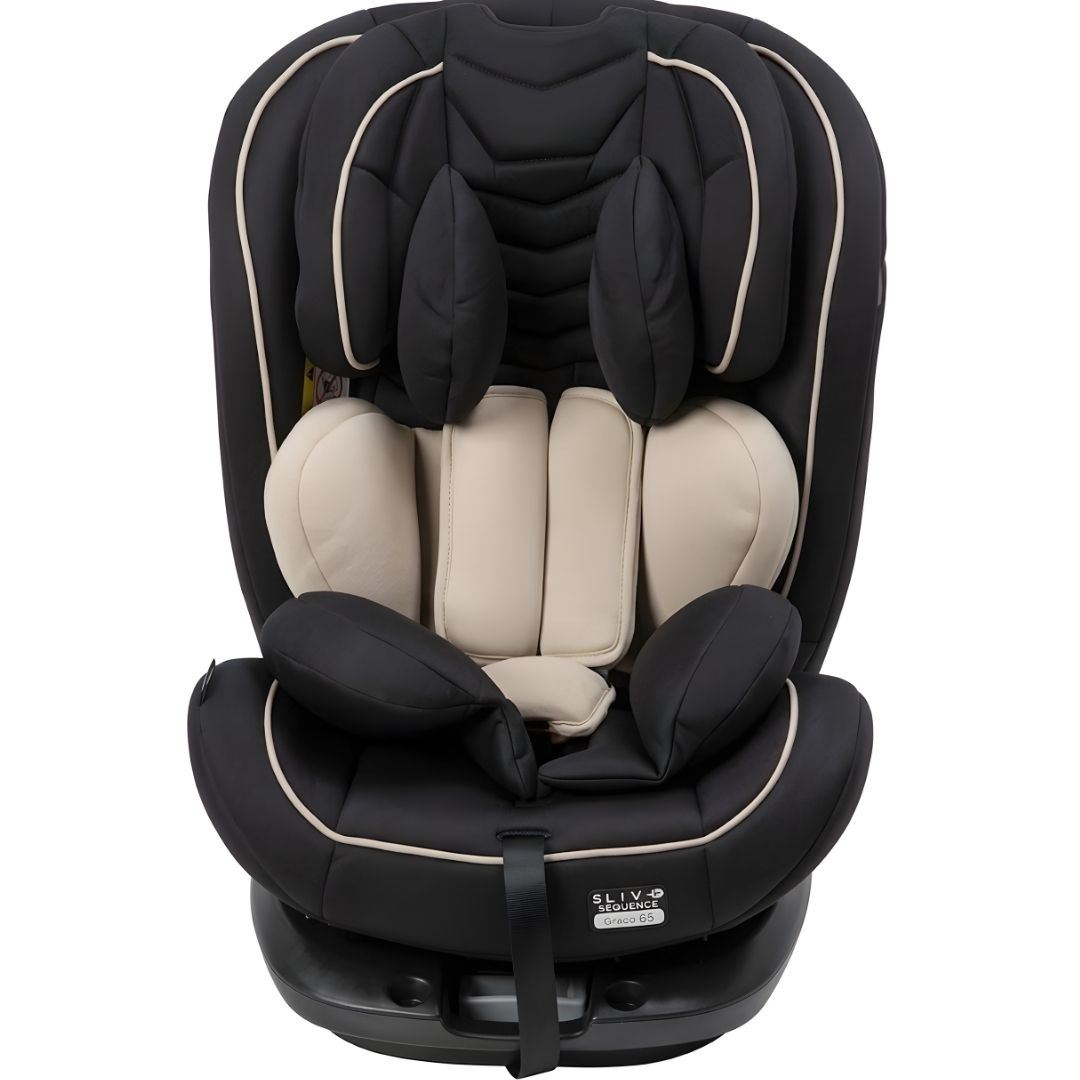Silla de Auto para bebés «DONAN» Giratoria 360° Beige