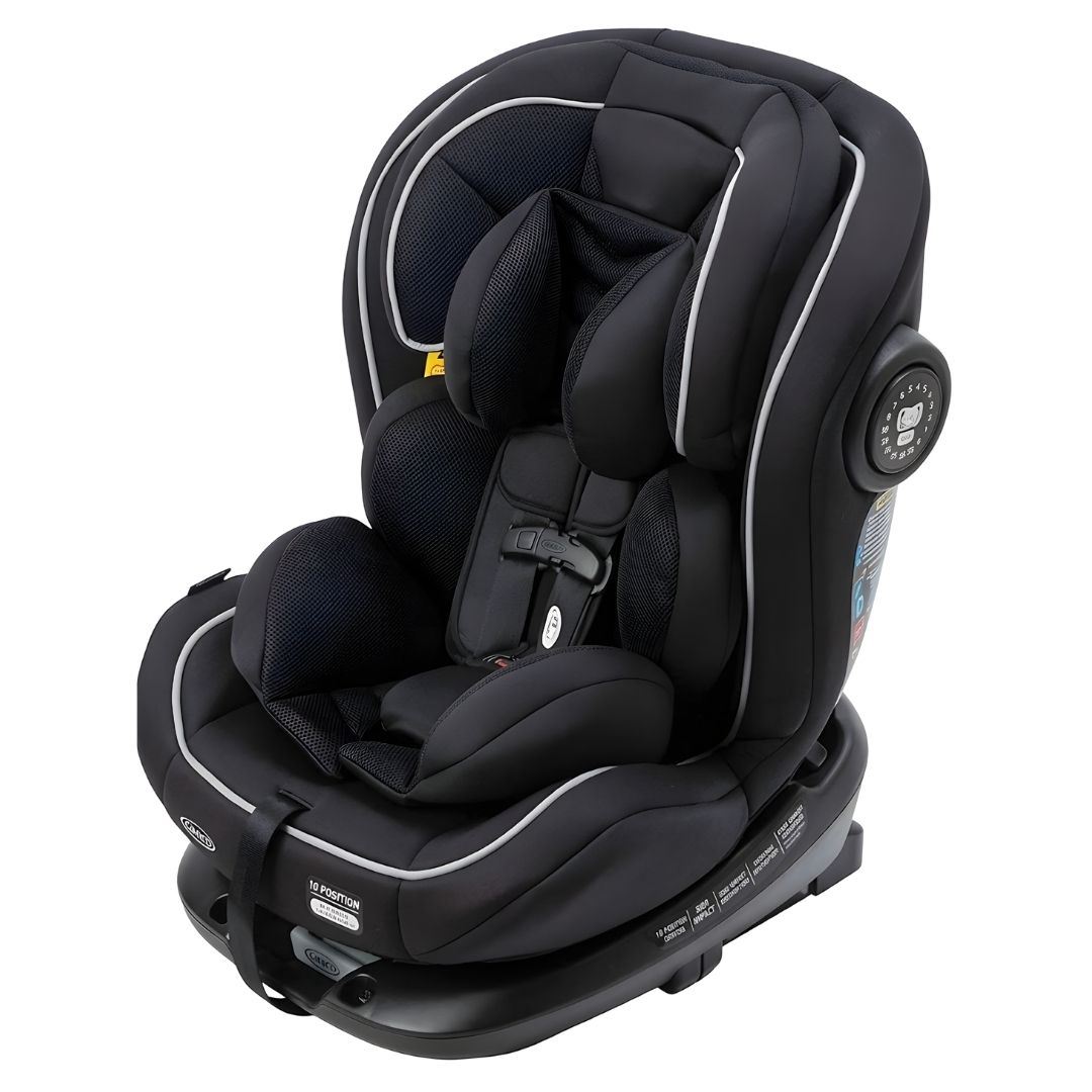Silla de Auto para bebés «DONAN» Giratoria 360° Black