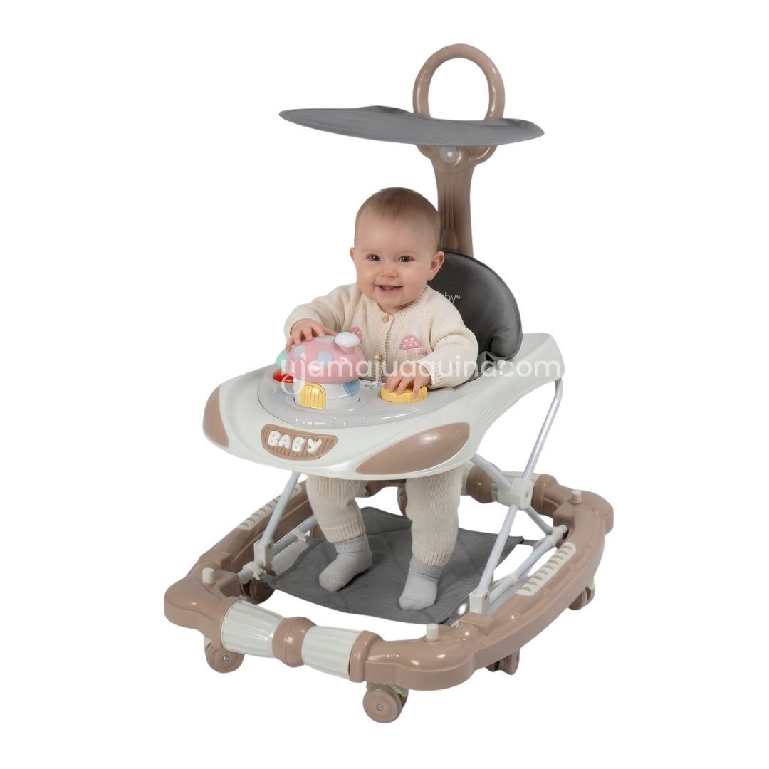 Andador con Tablero Didáctico «DONO» Edición Limitada Beige