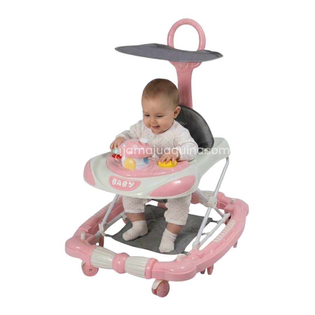 Andador con Tablero Didáctico «DONO» Edición Limitada Light Pink