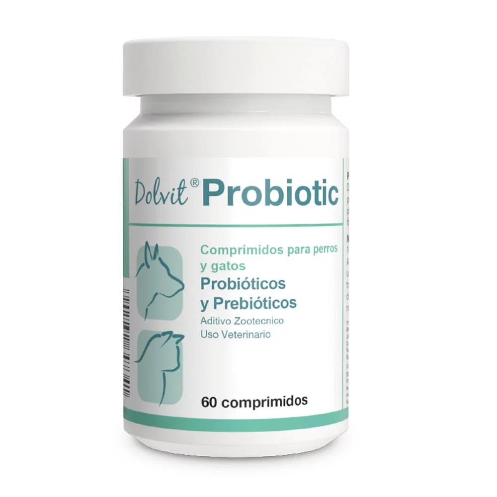 Suplemento Digestivo para Mascotas Dolvit Probiotic 60 Tab