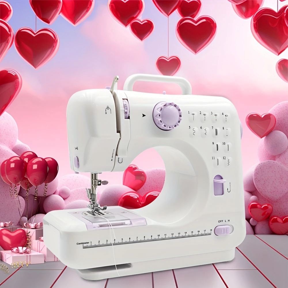 Máquina de coser eléctrica con pedal