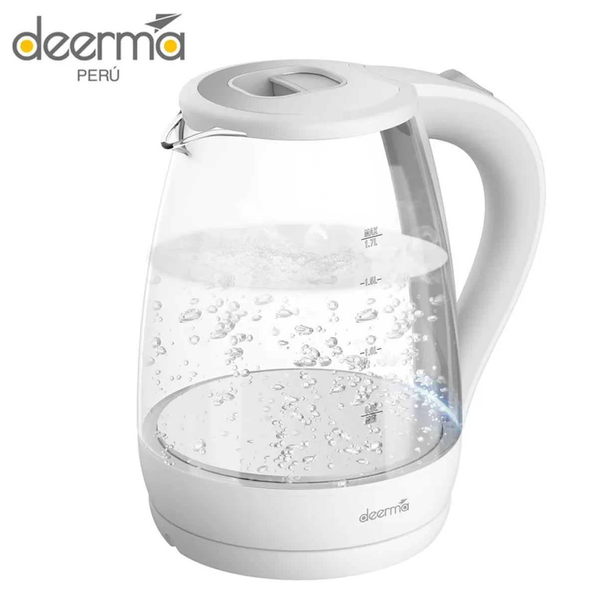 Hervidor Eléctrico de vidrio Deerma 1.7 L DEM-SH30W
