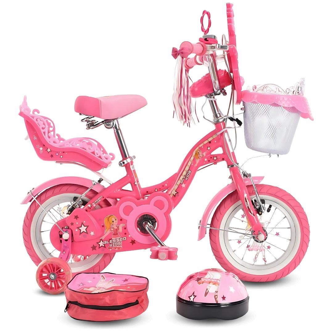 Bicicleta Campera con Canasta Aro 12 «DRIZE» Pink