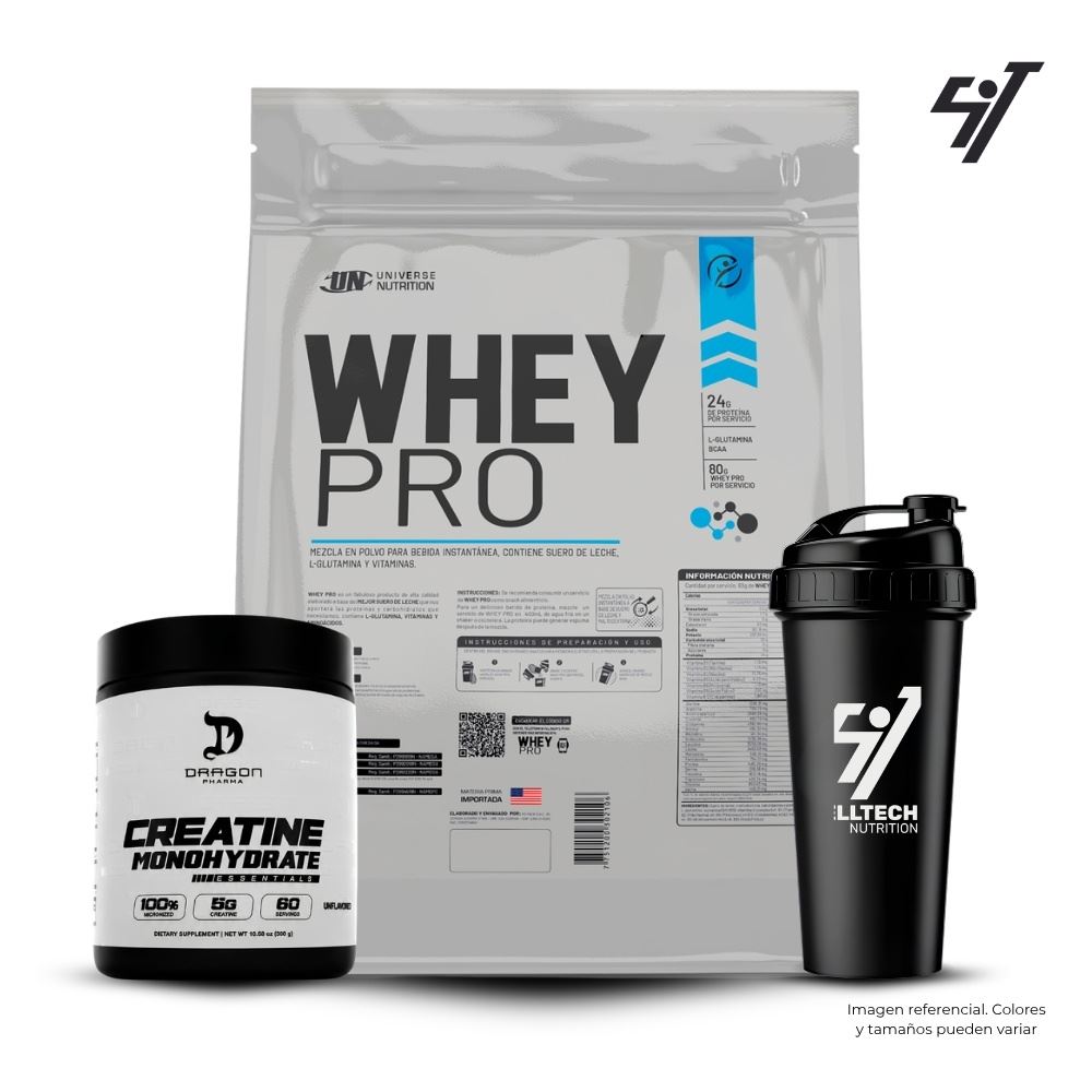 Whey Pro 5kg Cookies & Cream+Creatina Dragon Pharma 300gr