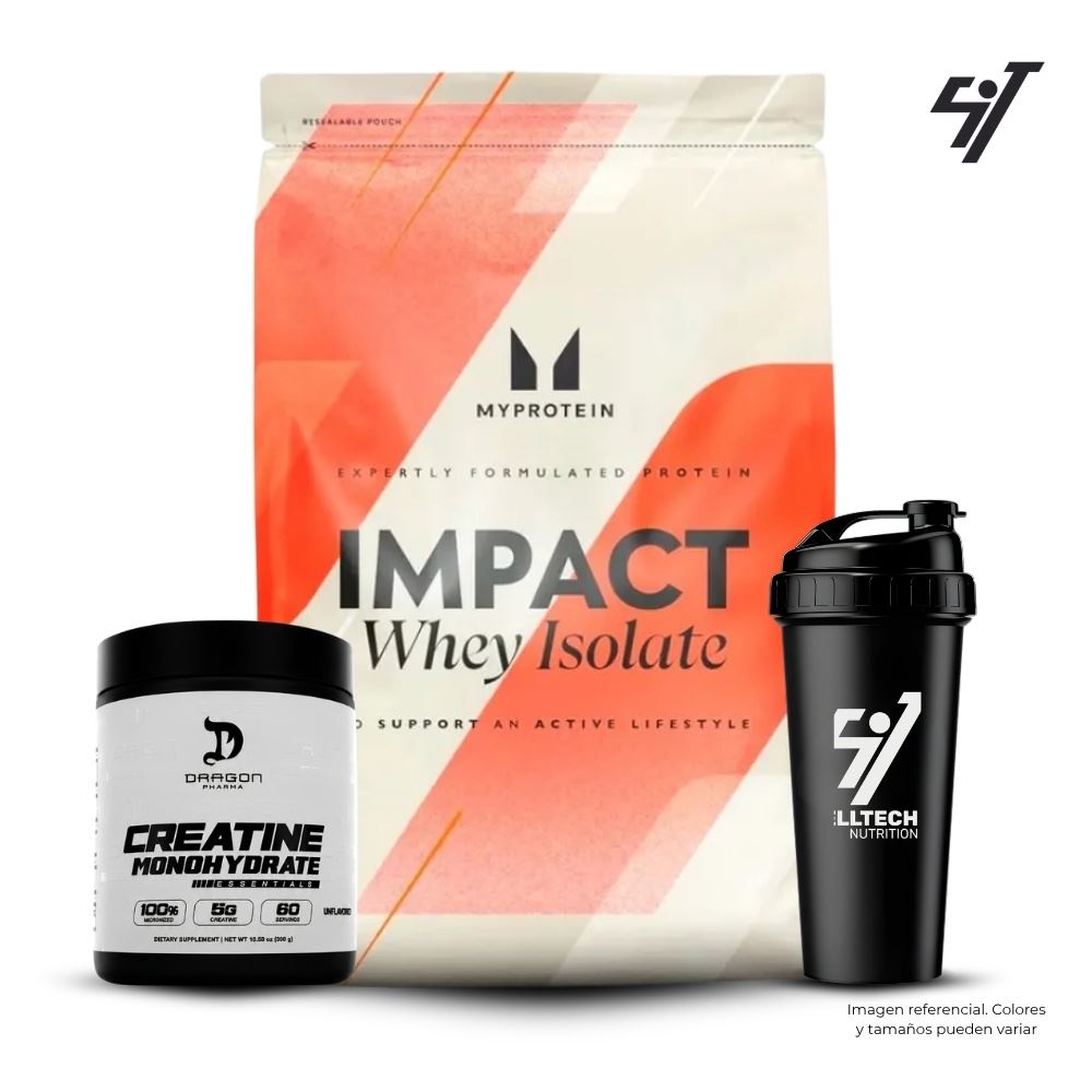 Impact Whey Isolate 2.5kg Vainilla+Creatina Dragon 300g