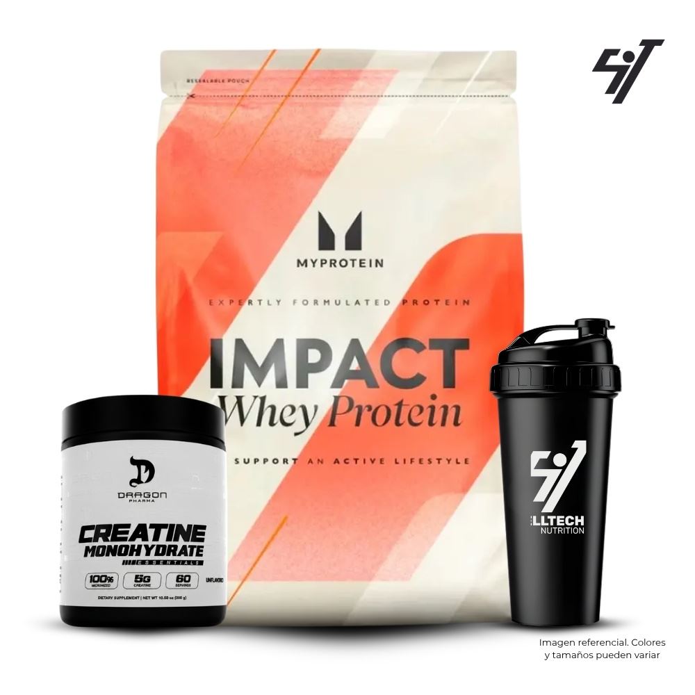 Impact Whey Protein 1kg Chocolate+Creatina DragonPharma 300g