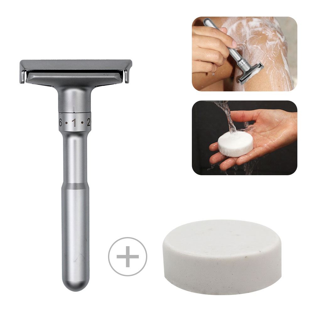 Duo con Rasurado Reutilizable Acero Bamboo Balance