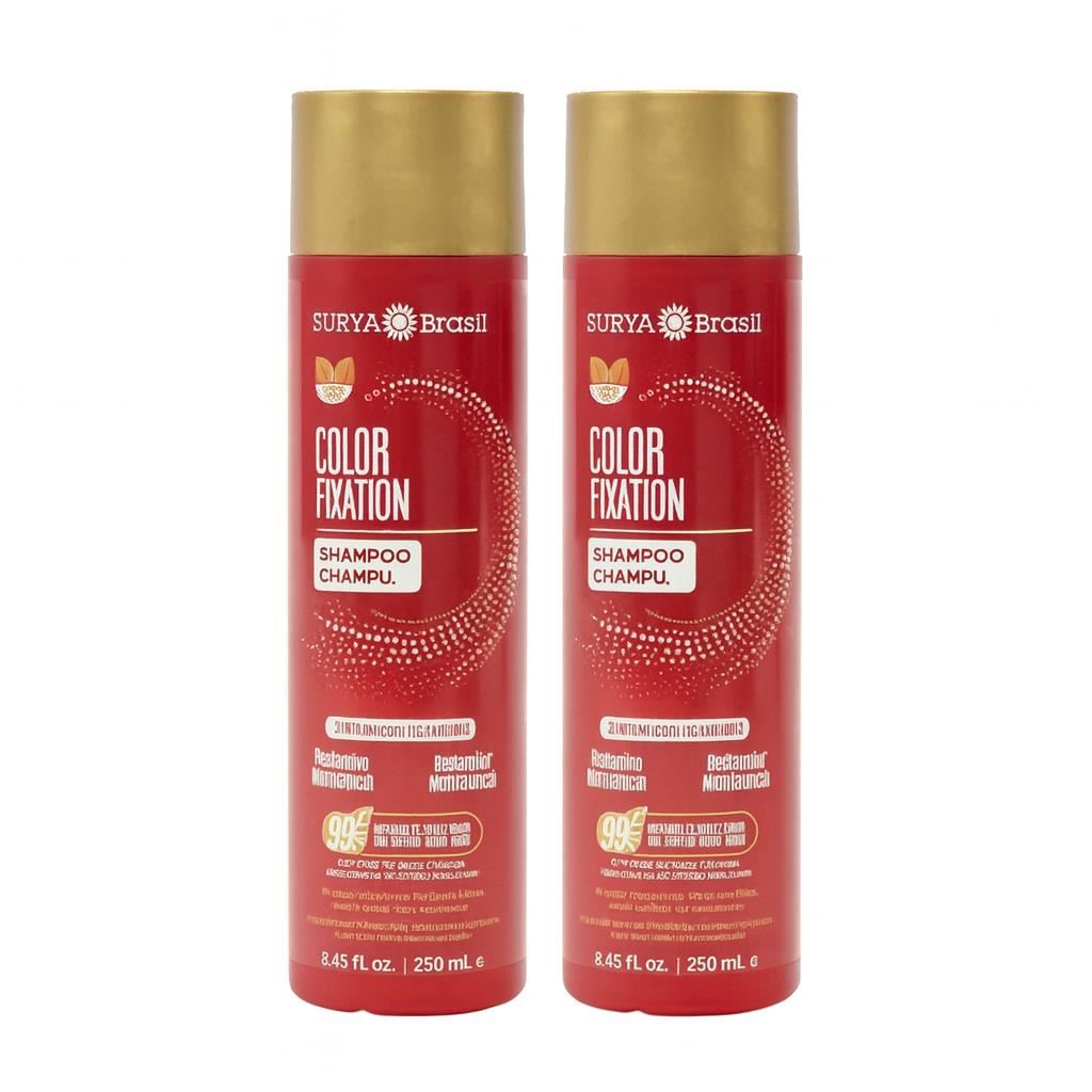Dúo Shampoo Surya Brasil Color Fixation 250 ML