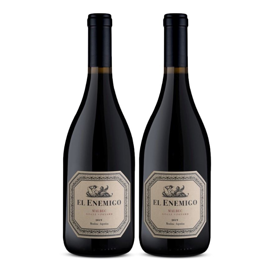 DUOPACK Vino tinto El Enemigo Single Vineyard malbec, Argentina