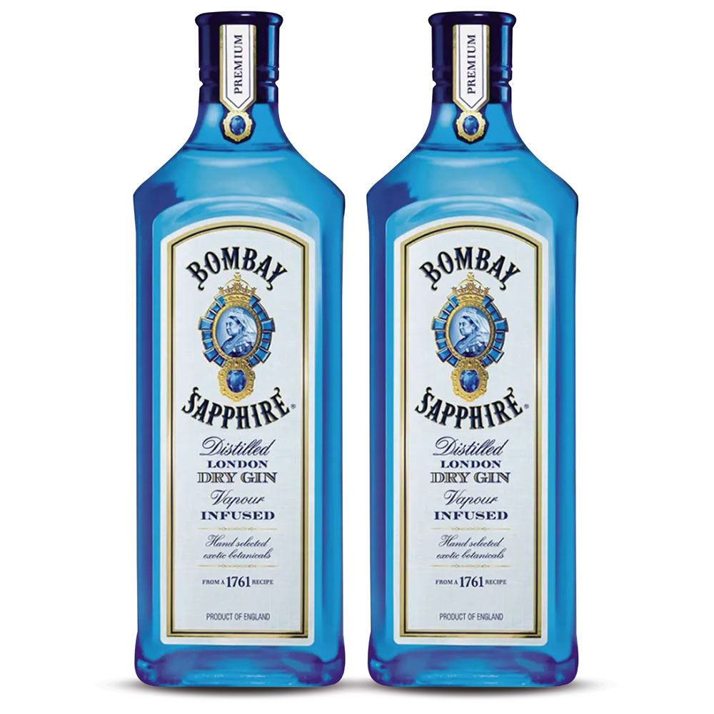 DUOPACK Gin Bombay saphire bot 750 ml. Inglaterra