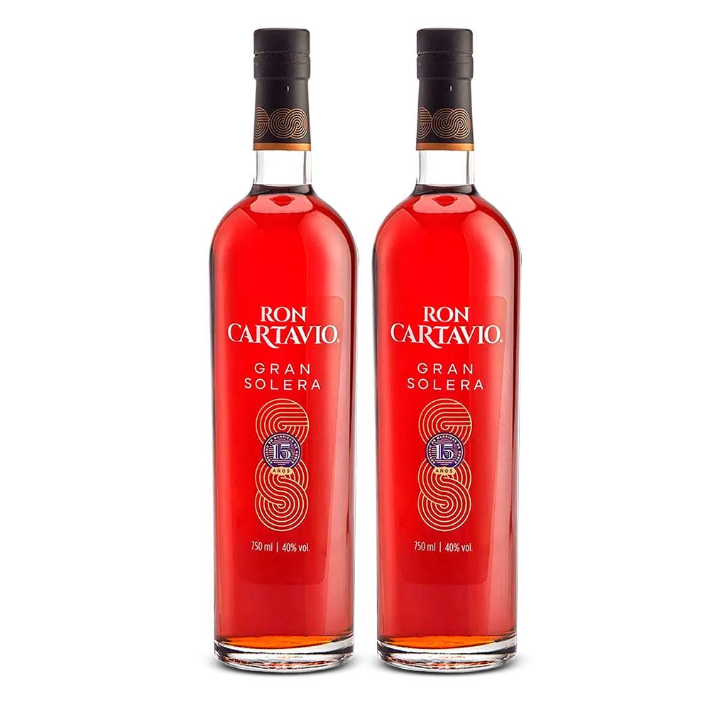 Duopack Ron Cartavio Gran Solera 15 años, Perú