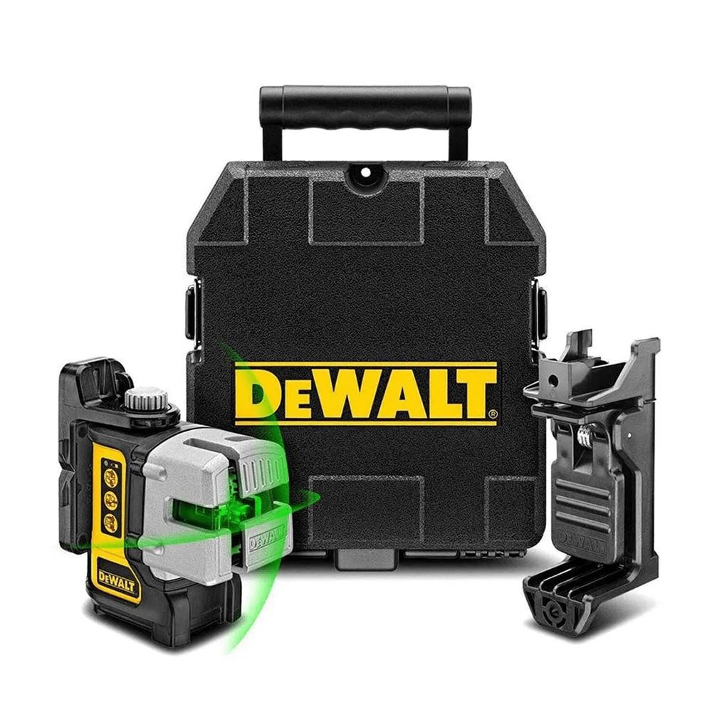 Nivel Láser de 3 Líneas Luz Verde 20 Mts Dewalt DW089CG