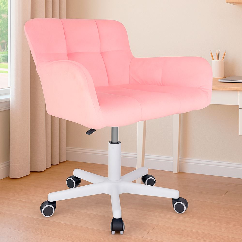 Silla Giratoria de Escritorio Oficina Buckingham Curve Rosado