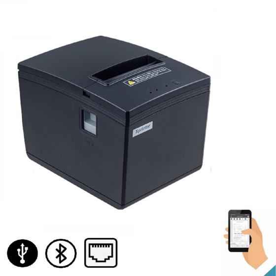 Impresora Ticketera Térmica XPRINTER 80mm USB LAN BLUETOOTH E260L de escritorio