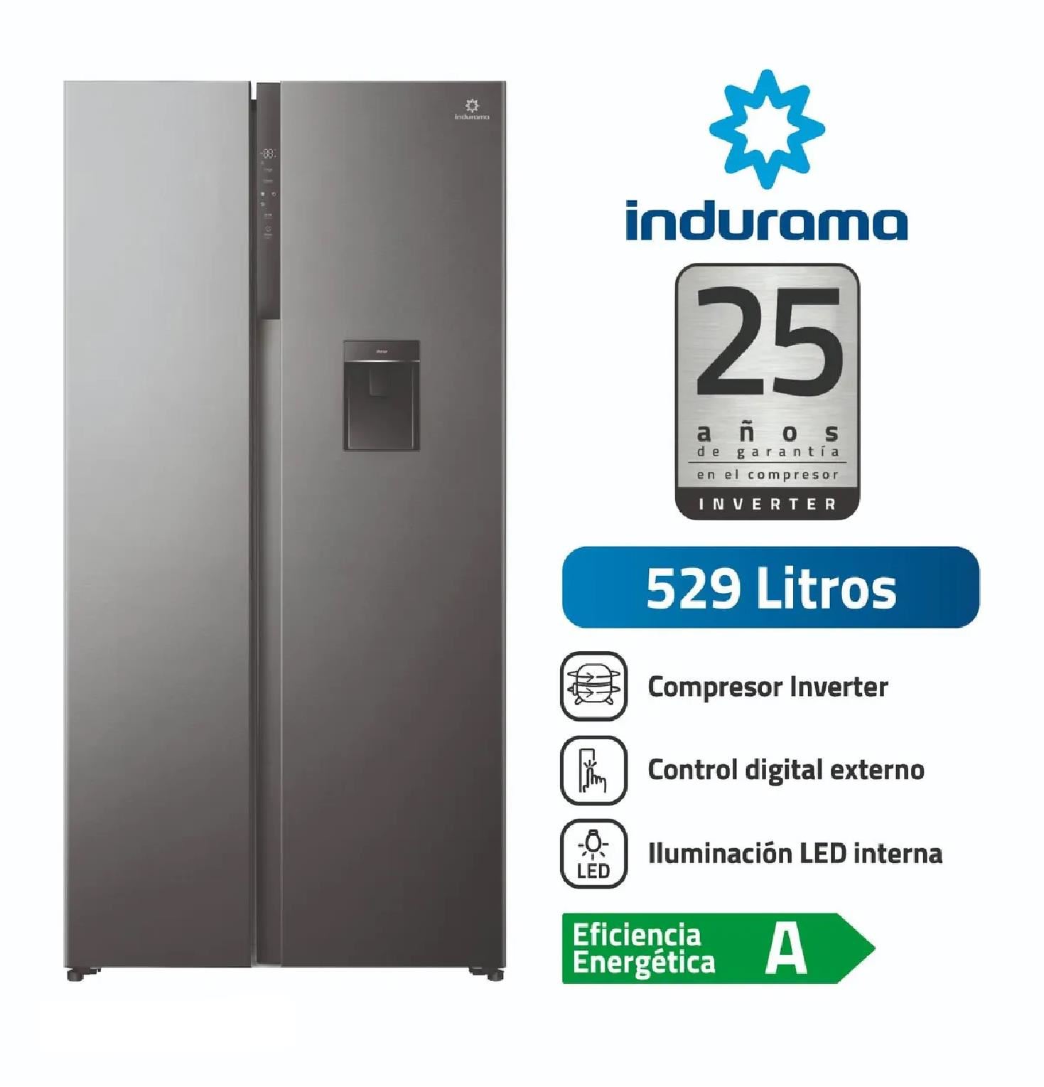Refrigeradora Indurama RI-795DI Side by Side 529L – Croma