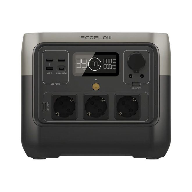 ESTACIÓN DE ENERGÍA PORTÁTIL ECOFLOW RIVER 2 PRO 768WH 800W UP 1600W