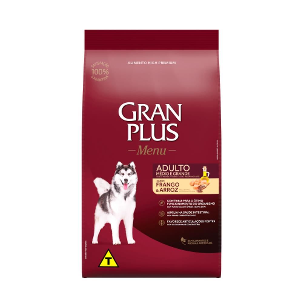 Gran Plus Perros Adultos Pollo y Arroz 15 Kg