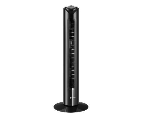 Imaco TF2905 50W Ventilador Torre Oscilación 90° 3 Velocidades Bajo Ruido Negro