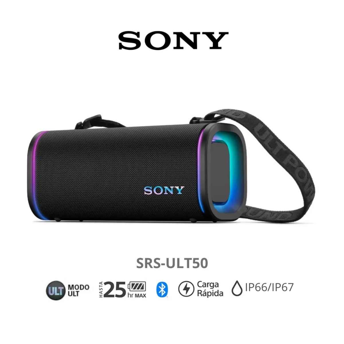 Parlante SONY Bluetooth SRS-ULT50 Portátil ULT FIELD 5 Negro