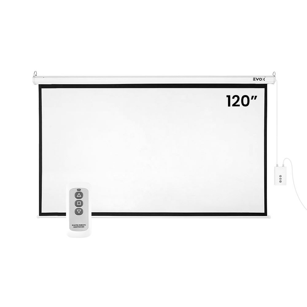 Ecran Eléctrico Evox de 120 Pulgadas 16:9 con Pantalla Retráctil Automática