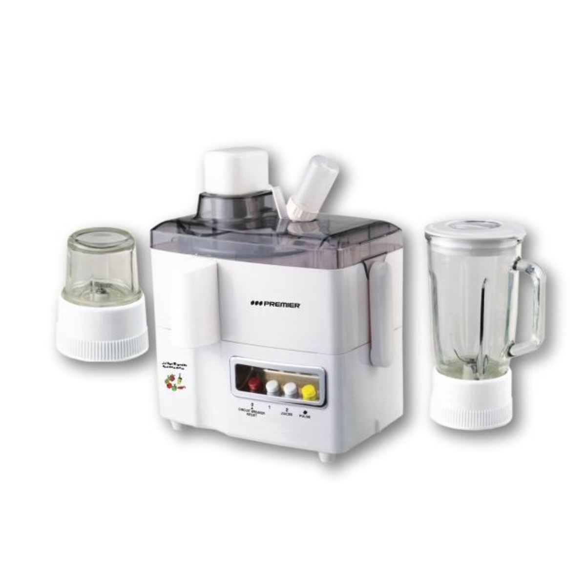 Extractora De Jugo (3 En 1) Ed-7413-2 Premier