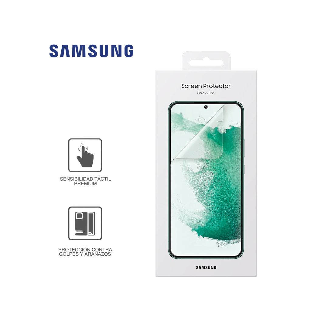 Protector De Pantalla Samsung Para Galaxy S22 Plus Transparente Ef-Us906Ctegww
