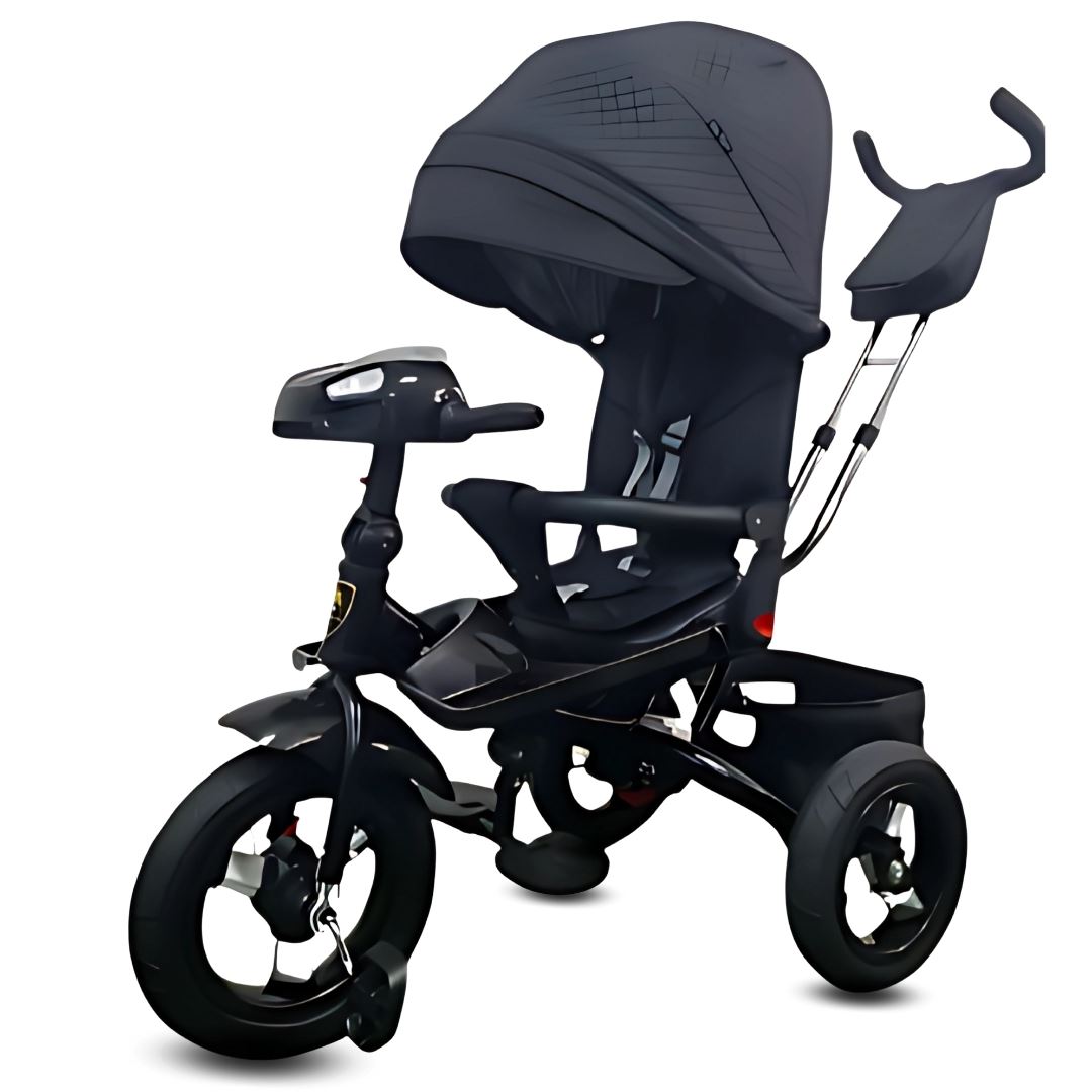 Triciclo Guiador para Niños «EFABEL» Black