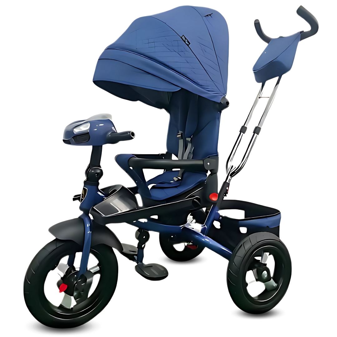 Triciclo Guiador para Niños «EFABEL» Blue