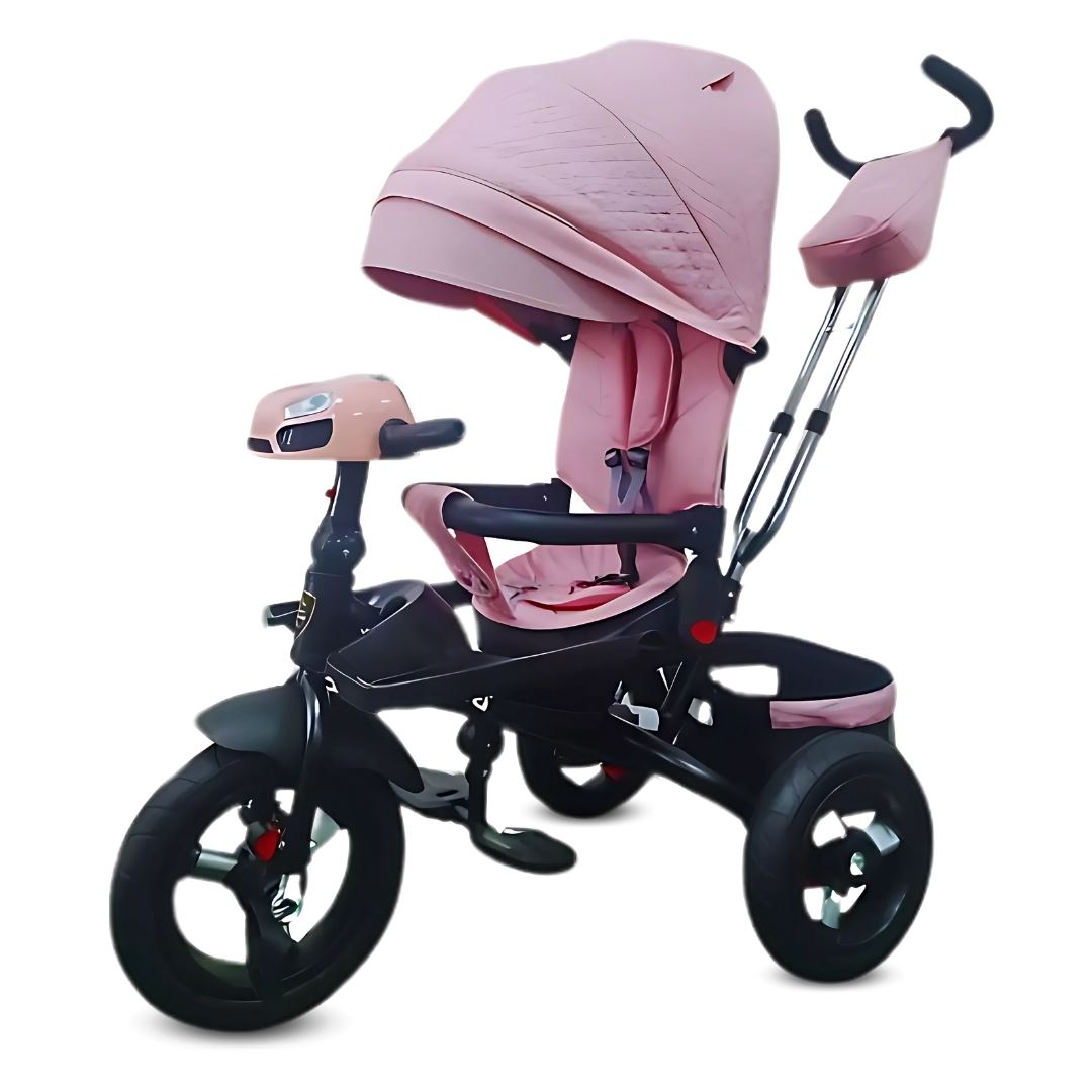Triciclo Guiador para Niños «EFABEL» Pink