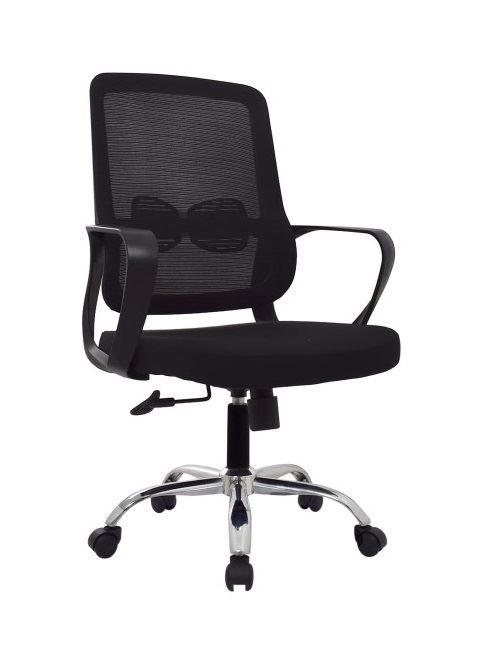 SILLA DE OFICINA EJECUTIVA ERGONÓMICA OV-KENSO MALLA NEGRO