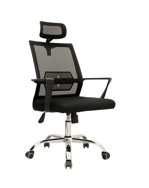 SILLA DE OFICINA EJECUTIVA ERGONÓMICA OV-LYN CC MALLA NEGRO