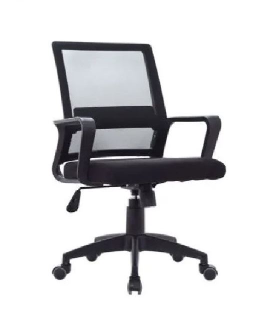 SILLA DE OFICINA EJECUTIVA ERGONÓMICA OV-STYLES MALLA NEGRO