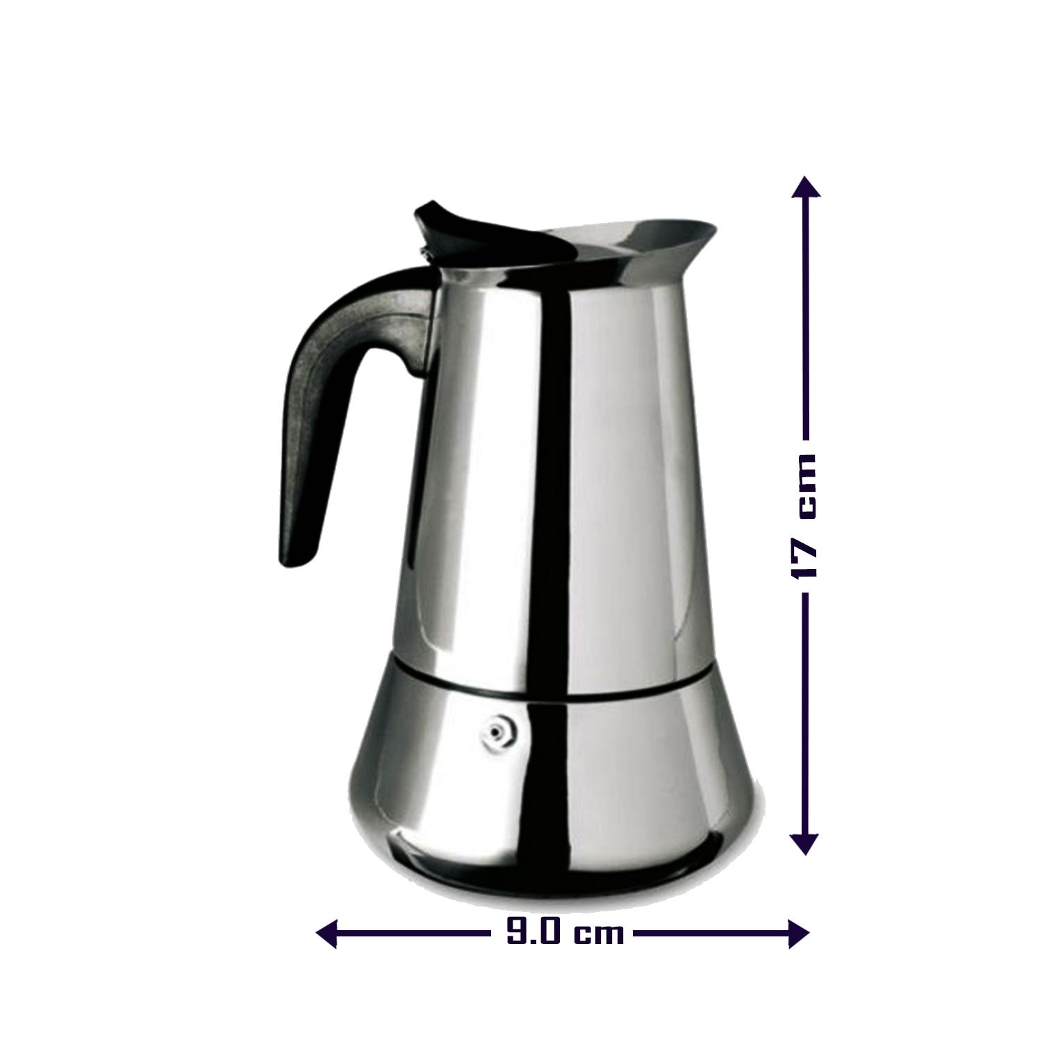 Cafetera Italiana Electrica NERISSIMA 4 Tz - ITALCAFE