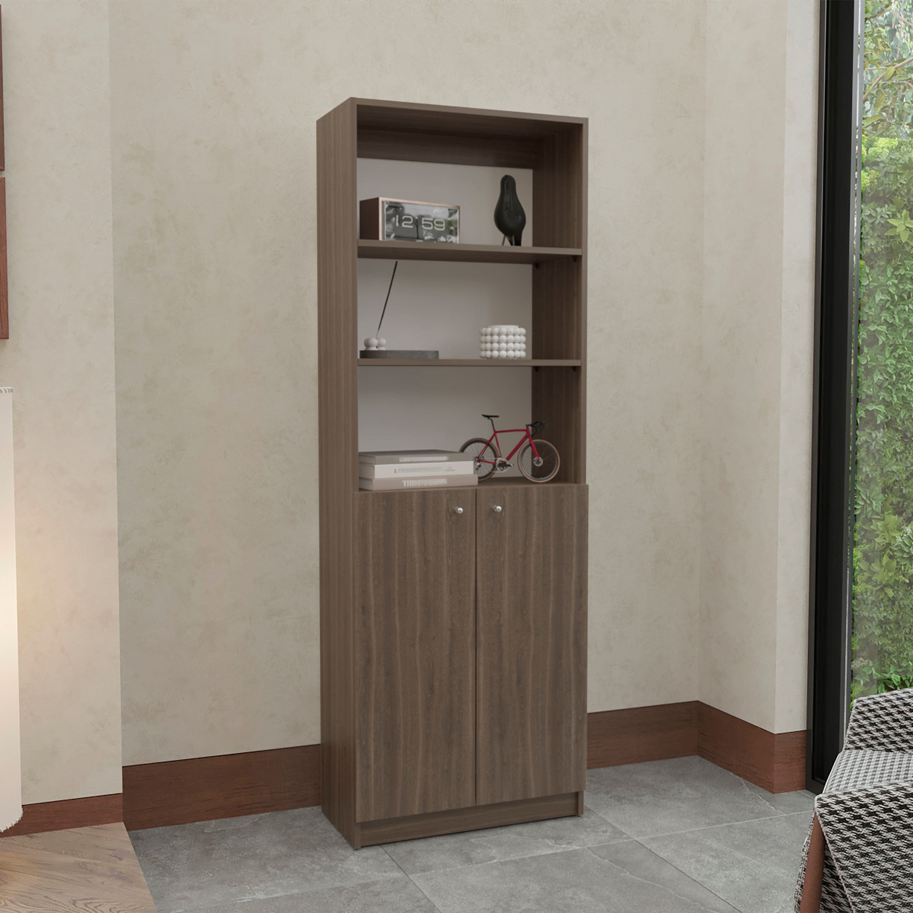 ESTANTE 2 PUERTAS HOME 180,6X62,8X31,4 CM | TUHOME