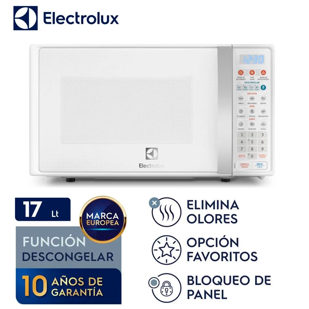 Horno Microondas Electrolux de 17 Litros EMDO17S2GSRUW