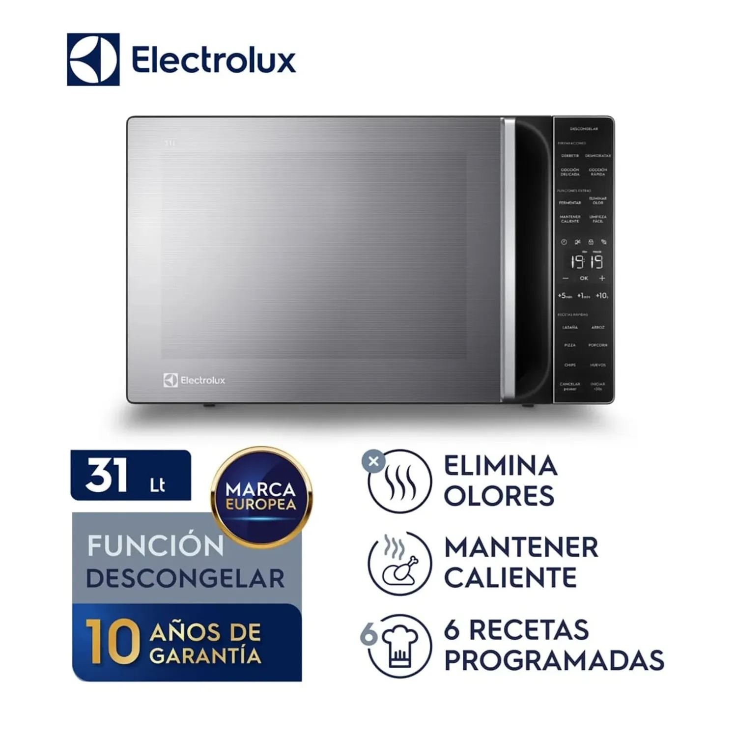 Horno Microondas Freestanding 31LT Electrolux EMDY31S2MXM