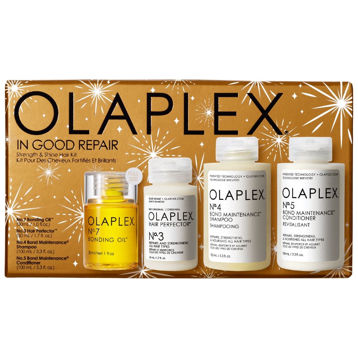 Olaplex In Good Repair Kit N°3 50ml + N°4 100ml + N°5 100ml + N°7 30ml