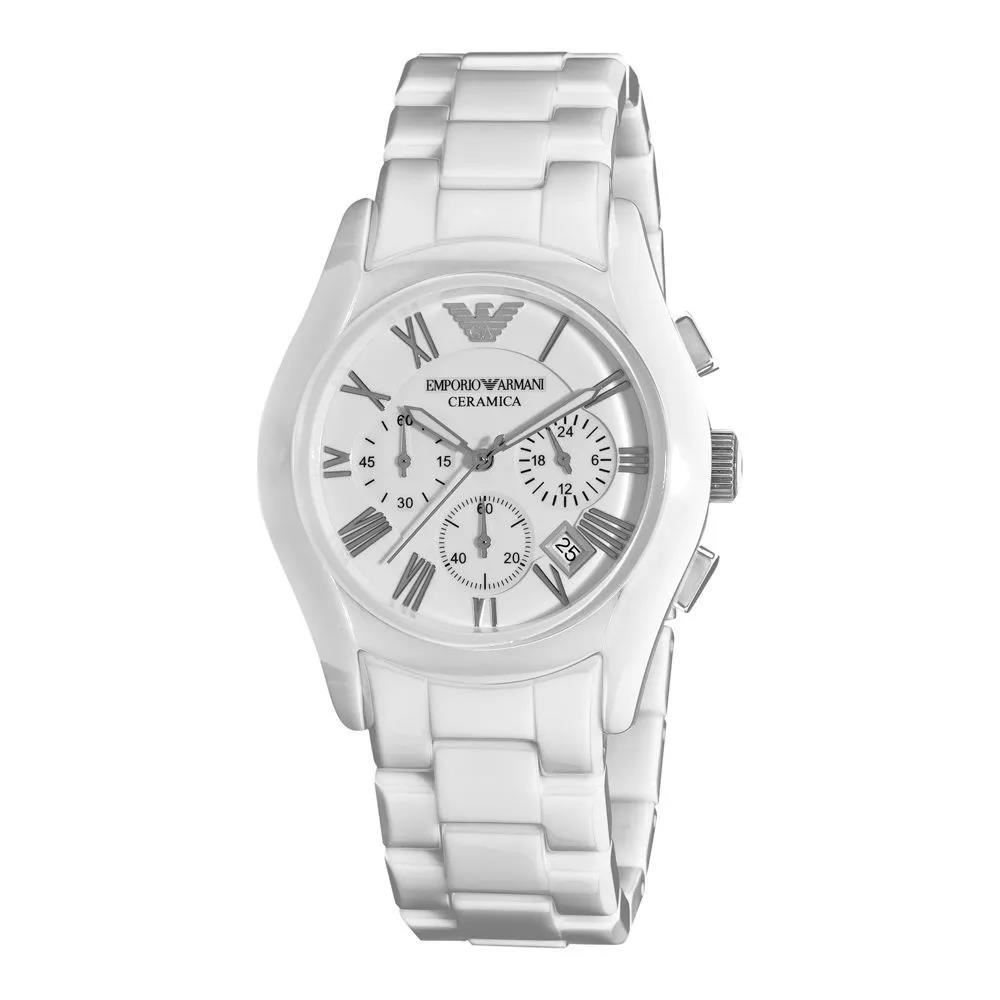 Reloj Emporio Armani Ar1403 Ceràmica Blanco Genuino Blanco