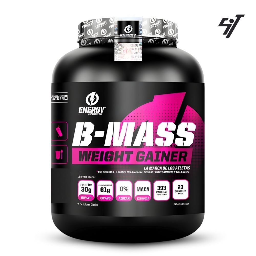 GANADOR DE PESO ENERGY NUTRITION B-MASS 2.4KG VAINILLA
