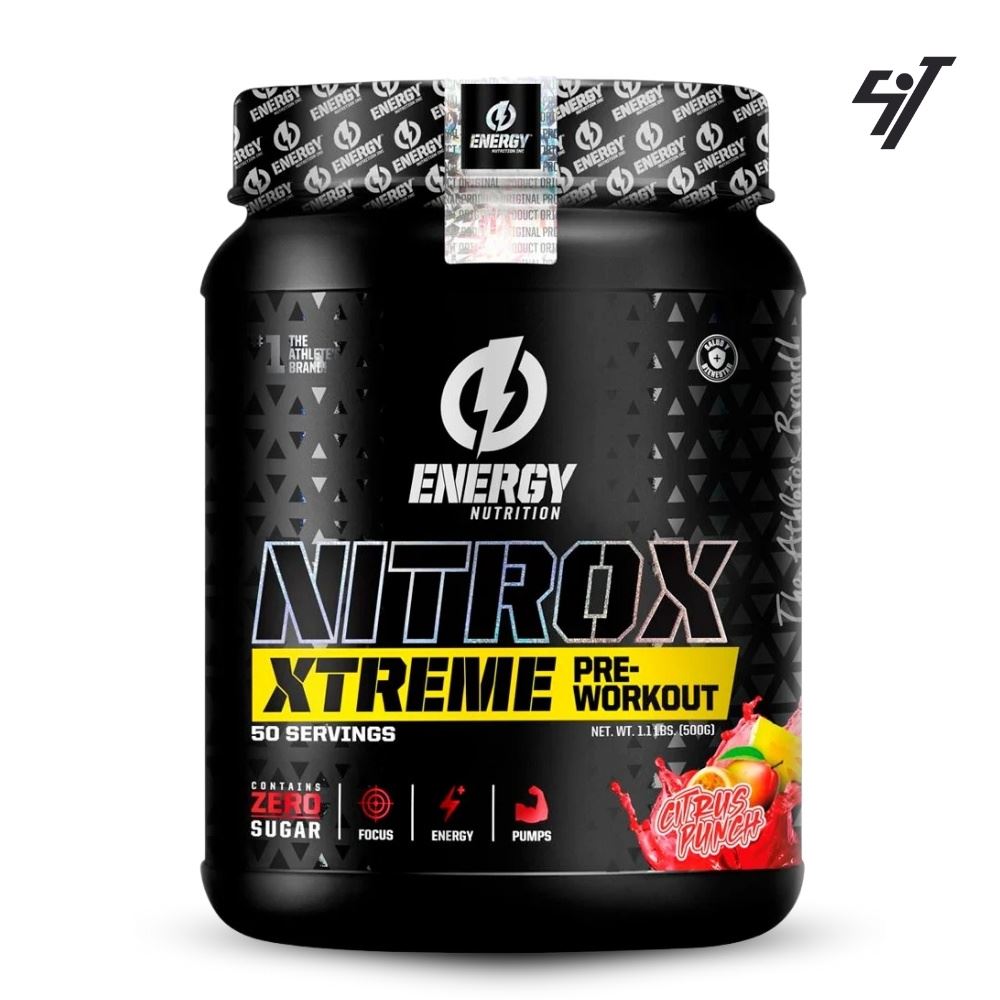 PRE ENTRENO ENERGY NUTRITION NITROX 500GR CITRUS PUNCH