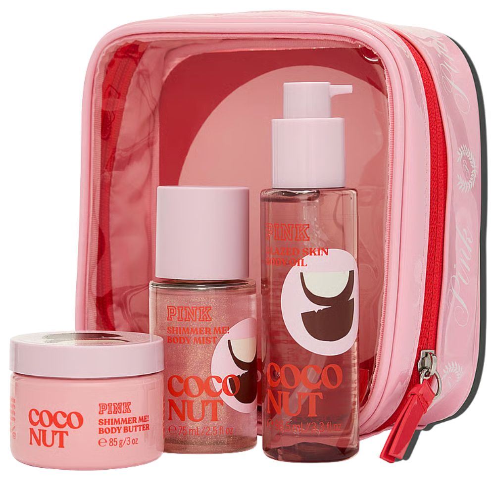 SET PINK COCONUT SHIMMER VS