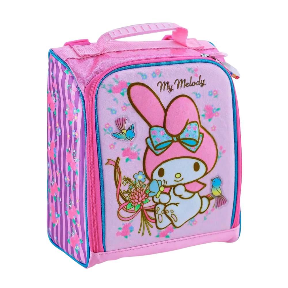 Lonchera Termica Oficio Magic Scool My Melody 3D EVA y Tela Afelpada con Brillo
